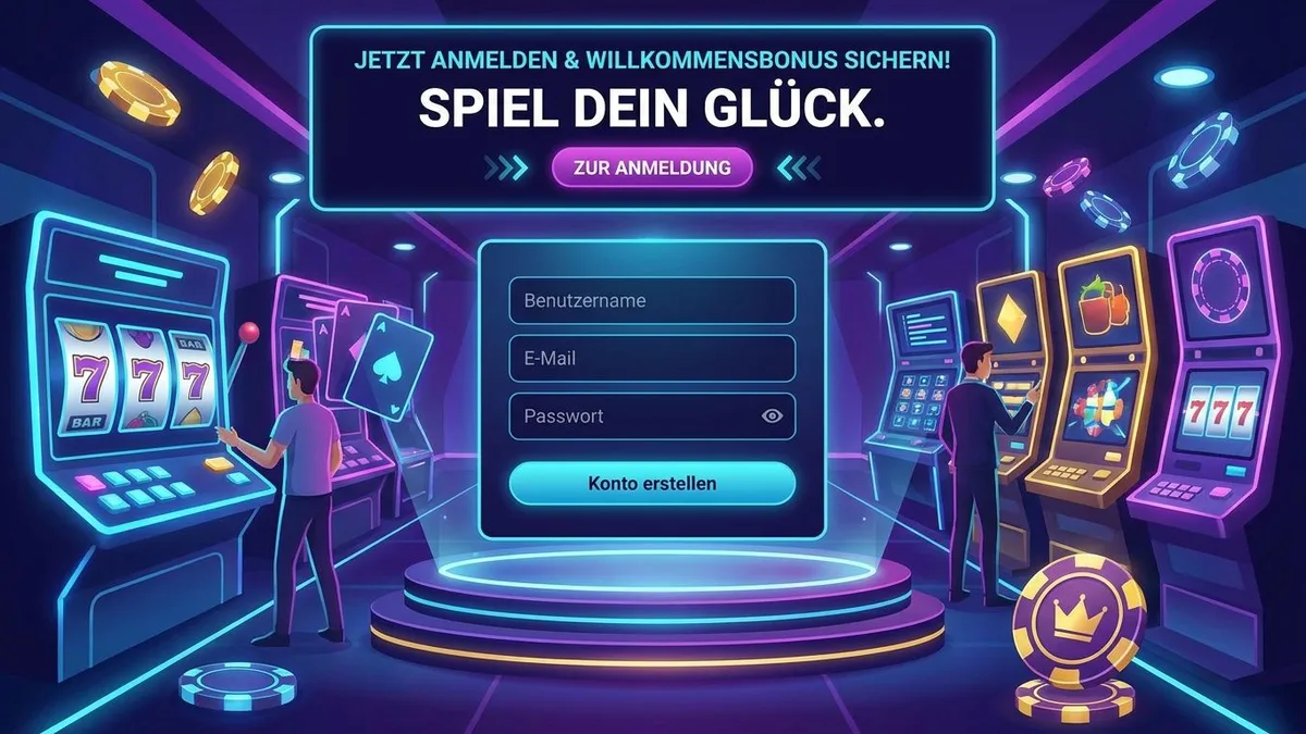 Registrierung mit Bonus